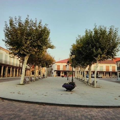 Main Square in Fuentesaúco Main Square in Fuentesaúco