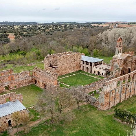 Vista aérea de Granja de Moreruela