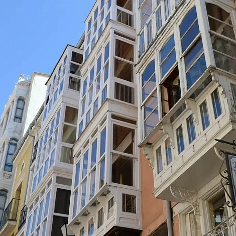 Modernist buildings in Zamora