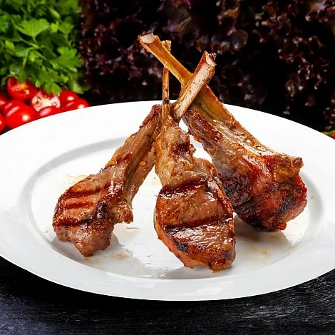 Roast lamb cutlets